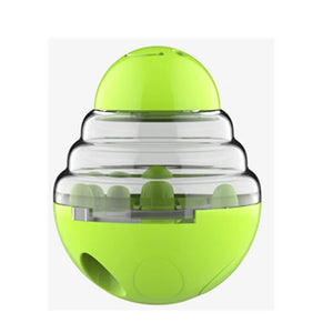 Dog Feeder Toys Tumbler Slow Food Dispenser Pet Feeder Dog Interactive Trainning Snack Storage Leakage Ball Toy