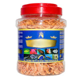 Fish Feed Betta Treat Snack Aquarium Pond Fish Food Dried Freeze Shrimp for Arhat Koi Tropical Cichlid Aquatic for Turtl