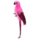 Artificial Simulation Foam Bird Creative Foam Feather Artificial Parrot Fake Animal Bird Imitation Bird Model for Garden Decor