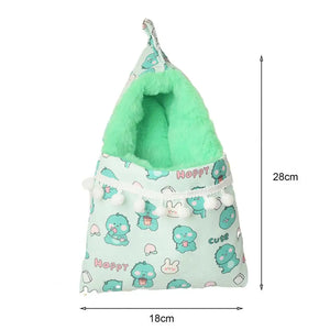 Ferret Rat Hammock Cage Cozy Plush Sleeping Bag Autumn And Winter Hanging Beds House Nest Hamsters Accessories Pets Supplies