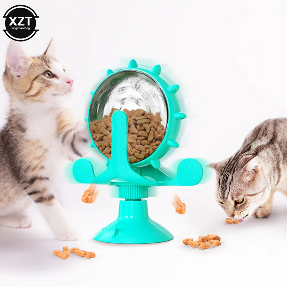 360 Interactive Treat Leaking Toy for Small Cat Dogs Original Slow Dog Feeder Funny Dog Wheel Pet toy Products Pet Leaking ball