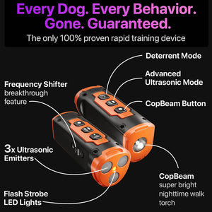 Anti Dog Bark Deterrent Device With LED Flashlight