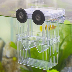 Aquarium Fish Breeder Box Durable Betta Fish Tank Fish Breeding Isolation Box Hatching Incubator Box For Baby Fish Shrimp