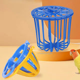 1PC Bird Parrot Feeder Cage Fruit Vegetable Holder Cage Access Hanging Basket Container Toy Pet Parrot Feeder Cage Supplies