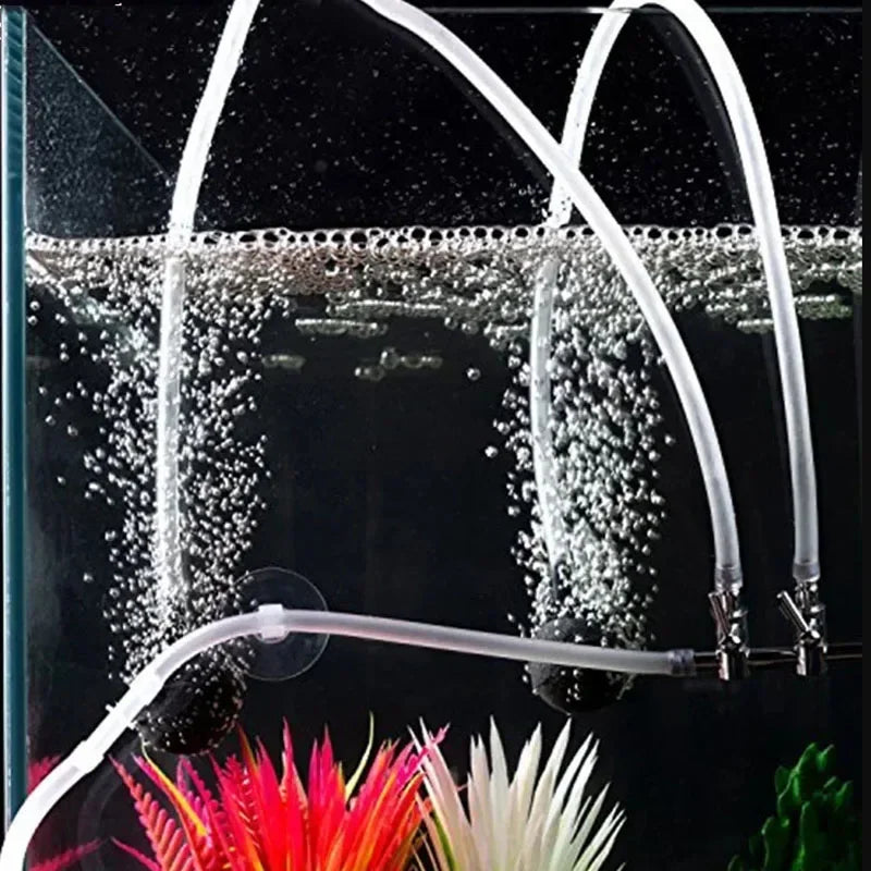 4*6mm Aquarium 1m/3m/5m/10m Oxygen Pump Hose Air Bubble Stone Aquarium Fish Tank Pond Pump Tube Food Grade Material