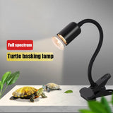 220V Turtle Basking Lamp With 25\50\75W UVA+UVB Full Spectrum Sun Lamp Bulb For Tortoise Calcium Supplement Pet Box Lighting