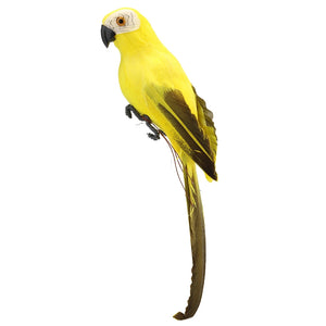 Artificial Simulation Foam Bird Creative Foam Feather Artificial Parrot Fake Animal Bird Imitation Bird Model for Garden Decor