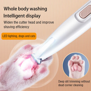 Paw Trimmer with LED Light Fully Waterproof