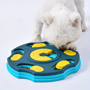 Dog Educational Toy Feeder anti-Choking Bowl Slow Food Bowl Pet Supplies Dog Bowl Training Smell Intelligence for Finding Food