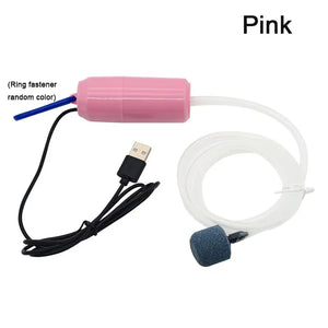 Aquarium USB Air Pump Fish Tank Silent Air Compressor Aquarium Portable Mini Oxygenator Oxygen Aerator Aquarium Accessories 5v