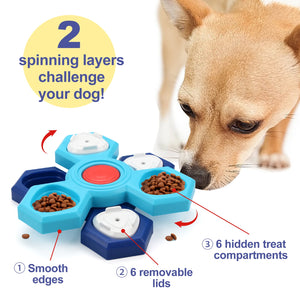 Dog Puzzle Toys Interactive Treat Dispensing Pet Slow Feeder For Small Large Dogs Puppy Enrichment IQ Training Dog Treat Puzzle