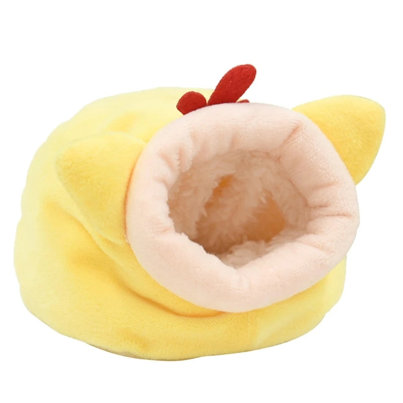 Hamster Cage Rodents Hammock Rabbit Bed House Supplies Guinea Pigs Ferret Velvet Nest Sleeping Warm Bed Small Pet Items