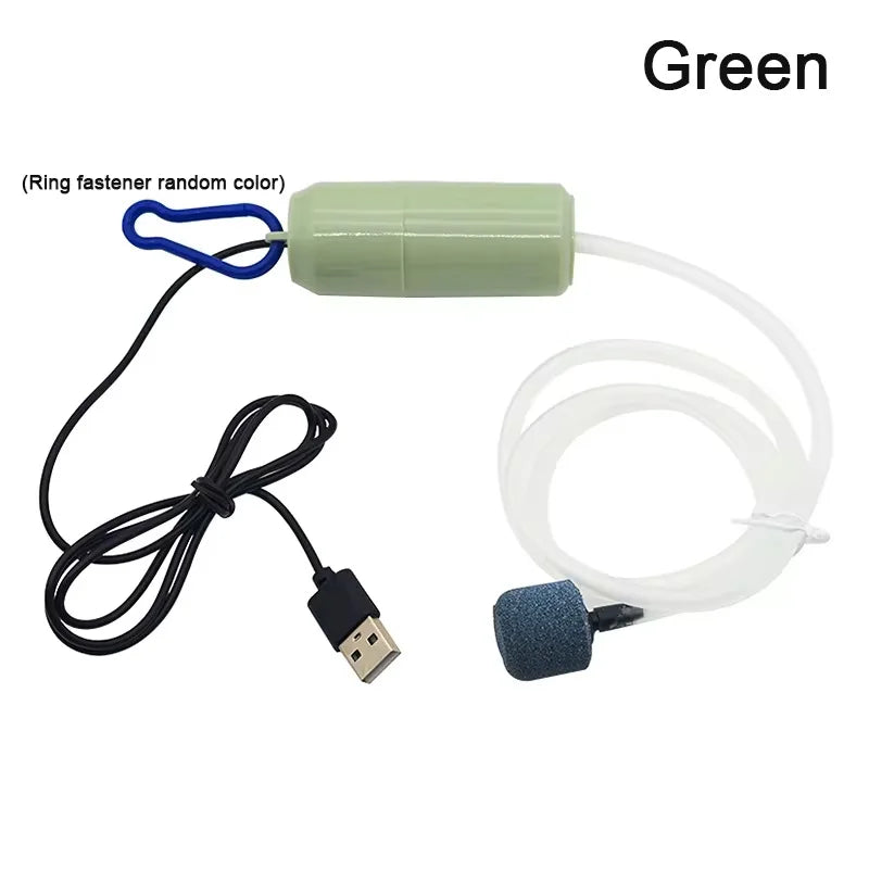 Aquarium USB Air Pump Fish Tank Silent Air Compressor Aquarium Portable Mini Oxygenator Oxygen Aerator Aquarium Accessories 5v