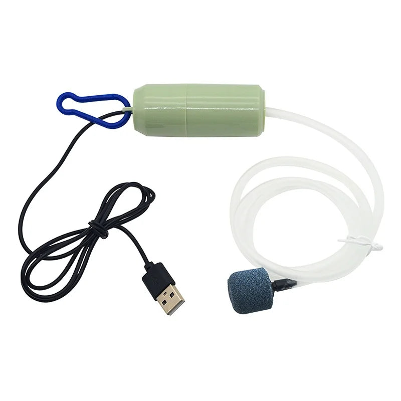 Aquarium USB Air Pump Fish Tank Silent Air Compressor Aquarium Portable Mini Oxygenator Oxygen Aerator Aquarium Accessories 5v