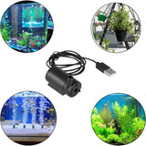 DC 3-5V USB Micro Submersible Mini Low Noise Brushless Water Pump for Aquariums Fish Tank Pond Fountain Hydroponics Garden