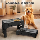 3 In 1 Pet Feeder Slow Feed Bowls Double Bowl