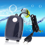 Aquarium Air Pump Fish Tank Mini Compressor Single Double Outlet with Check Valve Tube Aquatic Accessories 220V 3W 5W