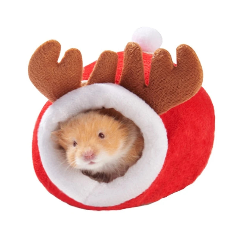 Hamster Cage Rodents Hammock Rabbit Bed House Supplies Guinea Pigs Ferret Velvet Nest Sleeping Warm Bed Small Pet Items