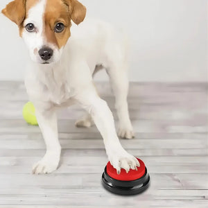 Dog Toys Funny Dog Recordable Pet Toys Travel Talking Pet Starters Pet Speaking Buttons Portable Cute Pet Supplies