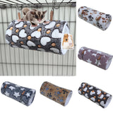 Hamster Cage Ferret Tunnel Hammock For Rat Warm Hamster Tube Toy Hanging Bed Cage For Hamster Rabbit Guinea Pig Small Animals