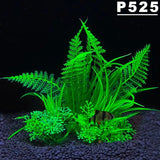 Fish Tank Ornament Plant Aquarium Artificial Decor Plants Simulation Water Grass Fish Bowl Plastic Weeds Decoration 5.5 inch