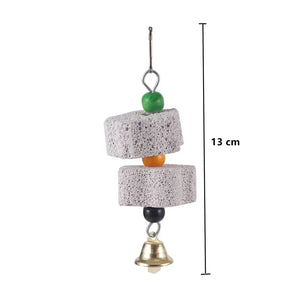 Home Tearing Cage Ornament Hanging Block Parrot Grinding Stone Bird Chew Toy Chewing Mineral