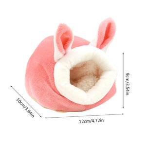 Hamster Cage Rodents Hammock Rabbit Bed House Supplies Guinea Pigs Ferret Velvet Nest Sleeping Warm Bed Small Pet Items