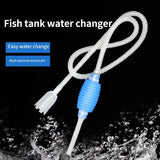 Aquarium Siphon Fish Tank Syphon Vacuum Gravel Water Filter Cleaner Siphon Pump Manual Cleaner ChangerSafe Vacuum