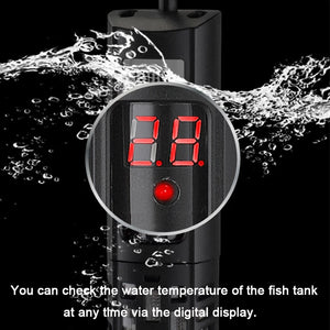 Aquarium Submersible Heater Fish Tank Water Heating Rod Constant Aquarium Thermostat Temperature Control 220-240V 50-500w