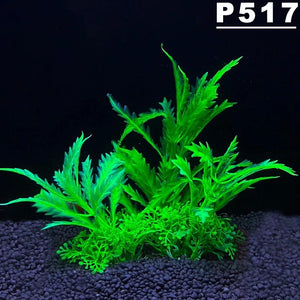 Fish Tank Ornament Plant Aquarium Artificial Decor Plants Simulation Water Grass Fish Bowl Plastic Weeds Decoration 5.5 inch