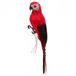 Artificial Simulation Foam Bird Creative Foam Feather Artificial Parrot Fake Animal Bird Imitation Bird Model for Garden Decor