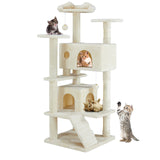 JHK 54in Tall Multi-Level Cat Tree Tower