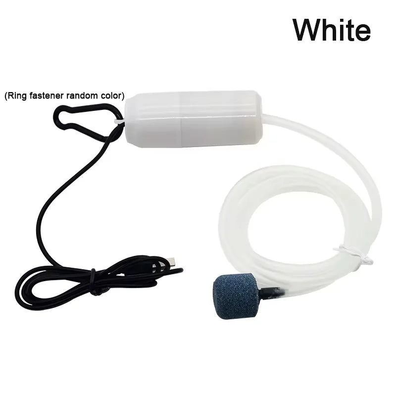 Aquarium USB Air Pump Fish Tank Silent Air Compressor Aquarium Portable Mini Oxygenator Oxygen Aerator Aquarium Accessories 5v