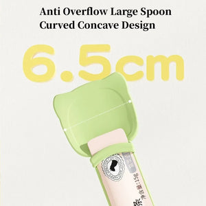 Cat Feeder Spoon Pet Snack Liquid Food Squeeze Tools Cats Dog Feeding Bowl Scoop for Wet Food Treat Dispenser Cat Accessories