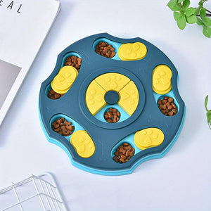 Dog Educational Toy Feeder anti-Choking Bowl Slow Food Bowl Pet Supplies Dog Bowl Training Smell Intelligence for Finding Food