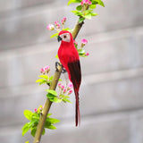 Artificial Simulation Foam Bird Creative Foam Feather Artificial Parrot Fake Animal Bird Imitation Bird Model for Garden Decor