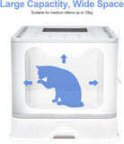 Top Entry Cat Litter Box with Scoop