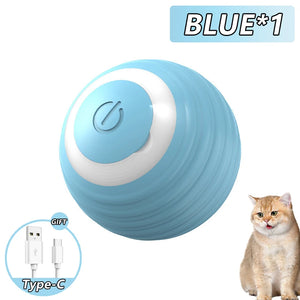 Cat Interactive Ball Toys 3 Mode Automatic Rolling Ball